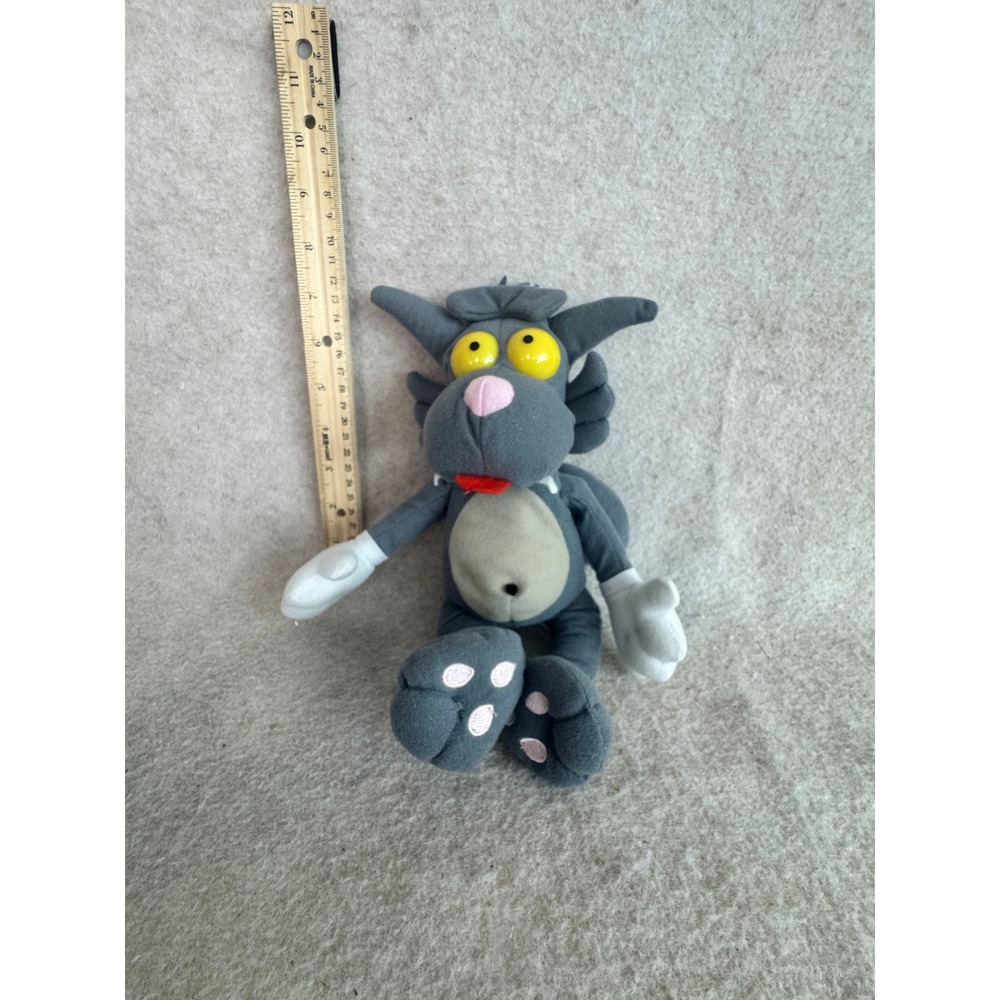 The Simpsons Bart Simpson Itchy & Scratchy Show TV Plush Set 4pc Toy Collectible - Picture 8 of 13
